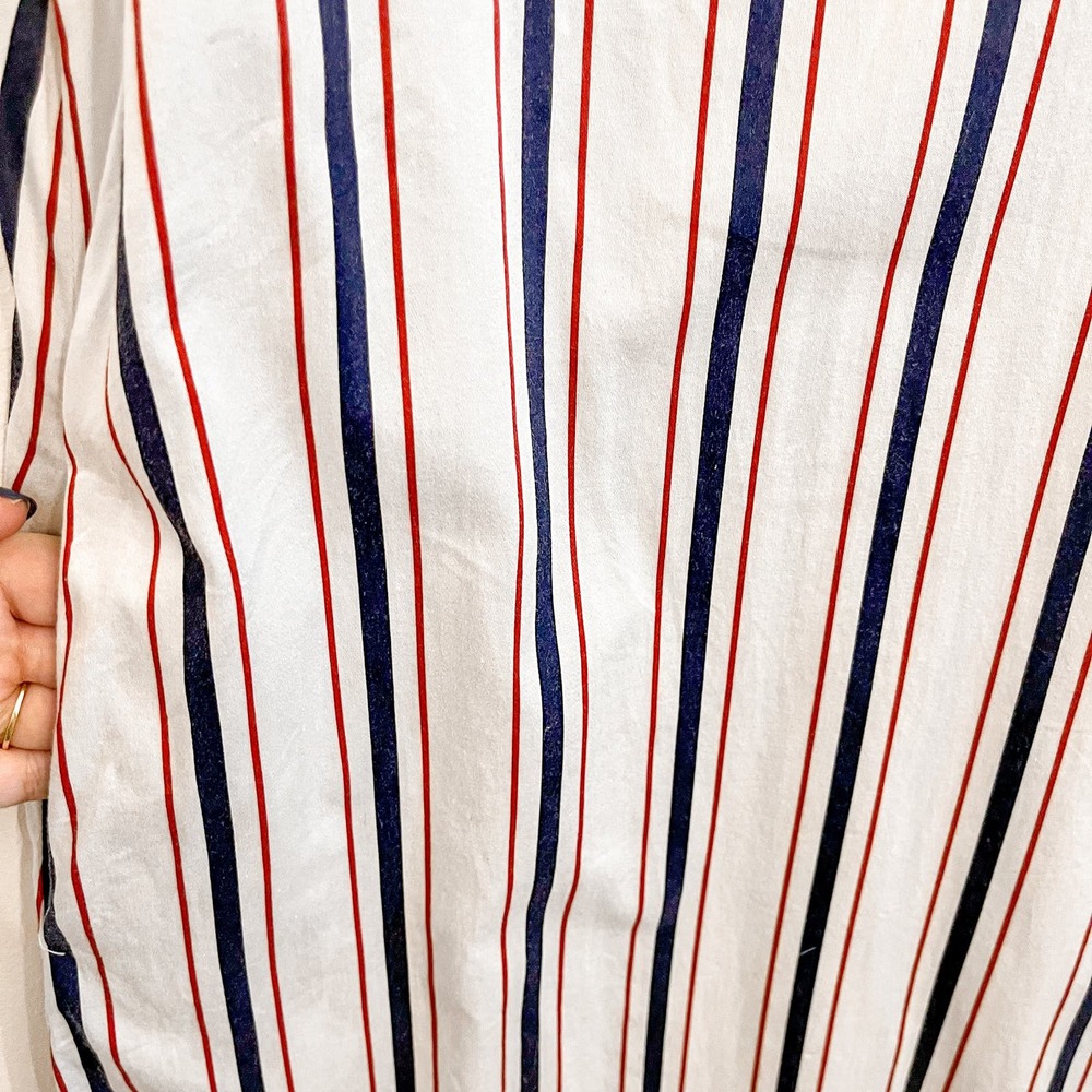 Tuckernuck Striped Mini Dress - White, Red, Blue - Picture 7 of 13
